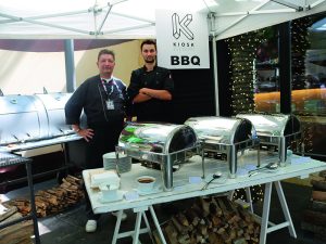 The Kiosk team provided a number of options including a BBQ pit.