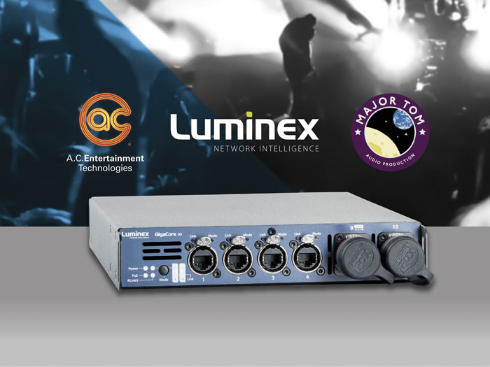 Major Tom Networks on Major Tours with Luminex — TPi Stage
